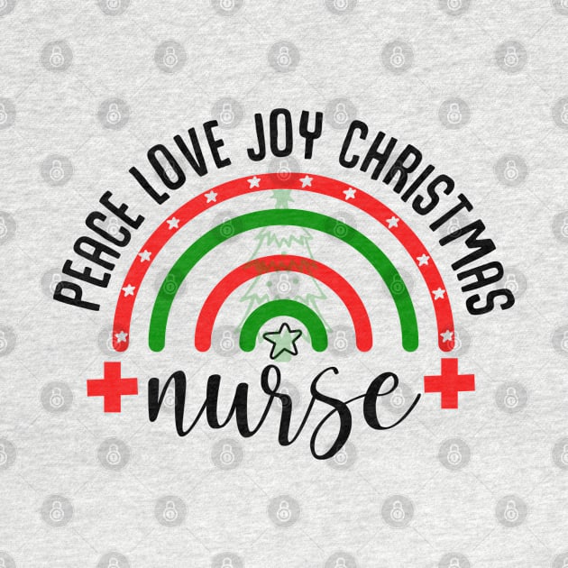 Peace love joy christmas nurse by MZeeDesigns